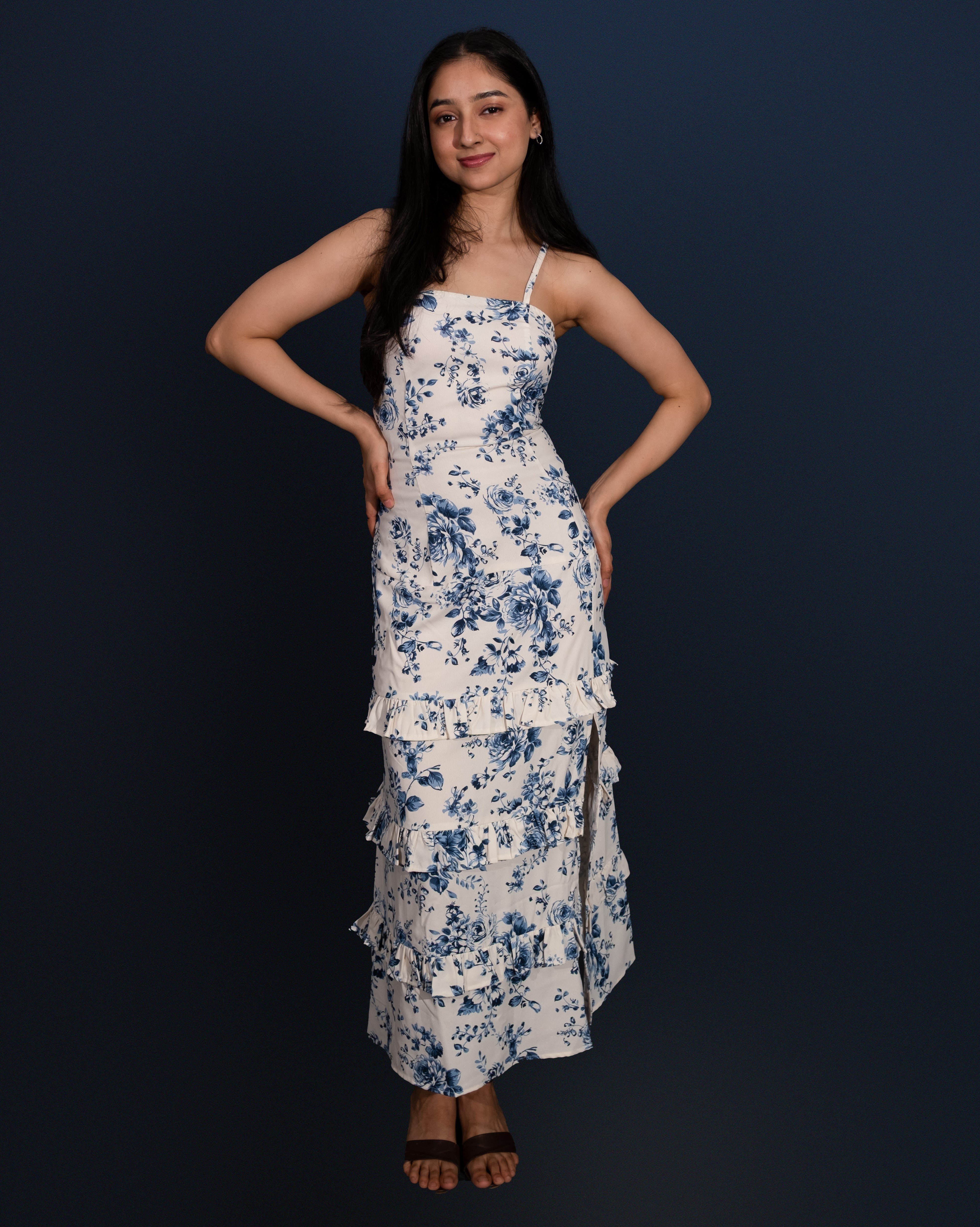 Ariel Cottagecore Blue Dream Midi