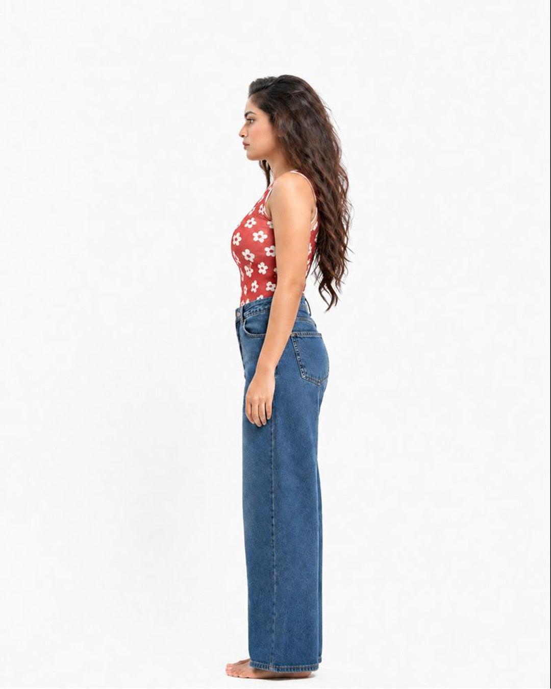 Rust Bloom Tank Top